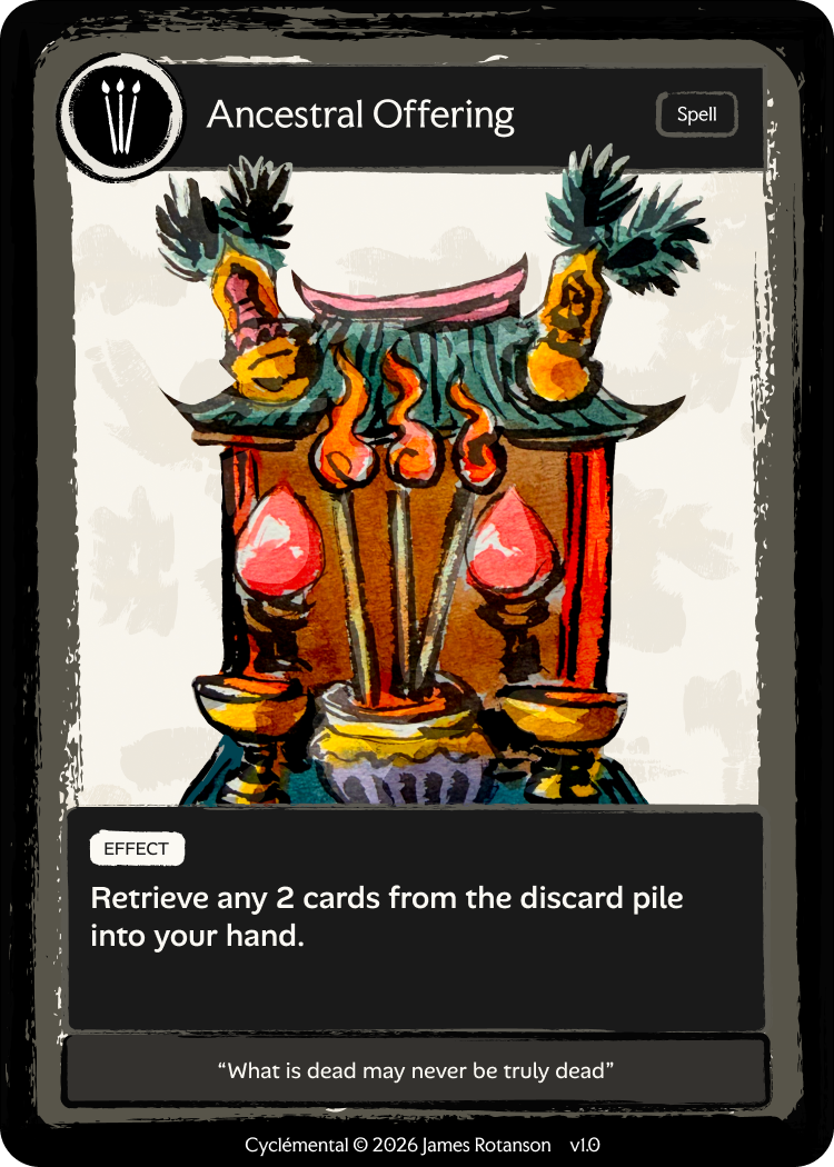 Ancestral Offering — Spell card